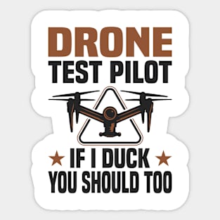 Drone Pilot FPV Quadcopter Racing Drone Flying Sticker